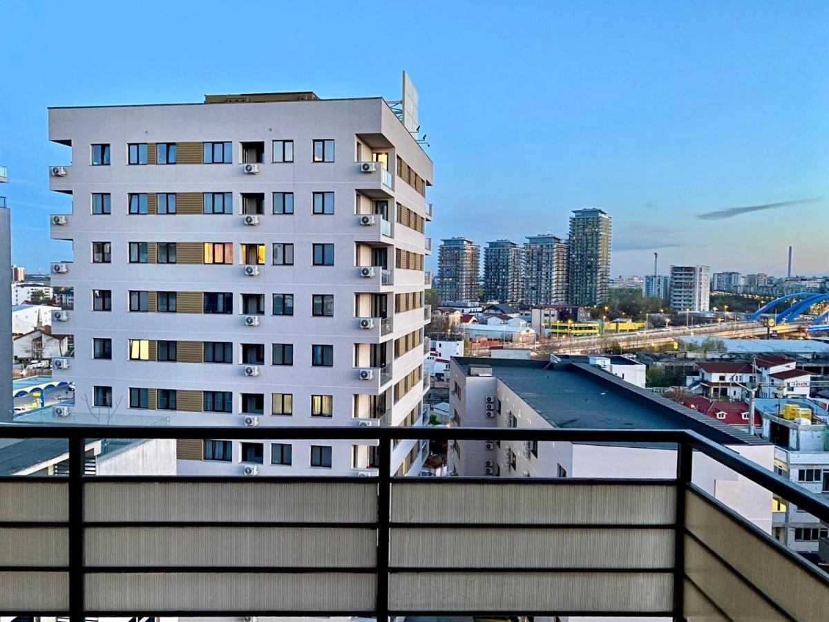 Sky Modern 1 Bedroom Apt W Free Parking Bucharest Luaran gambar